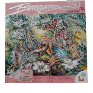 Jody Bergsma Silverline Fairies 750 Piece Jigsaw Puzzle "The Gathering" NEW